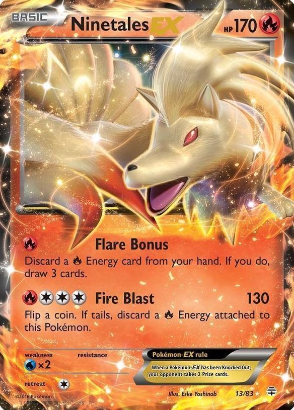 Ninetales EX 2016 Pokemon XY Generations