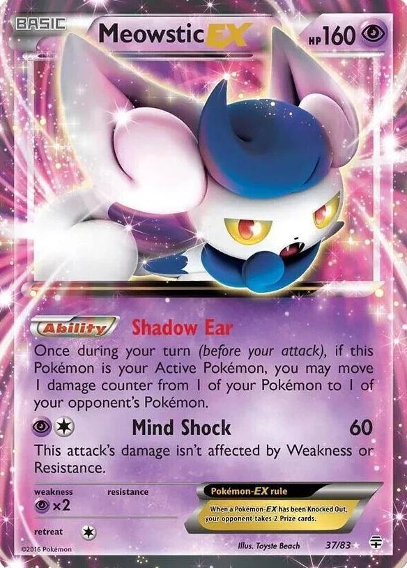 Meowstic EX 2016 Pokemon XY Generations