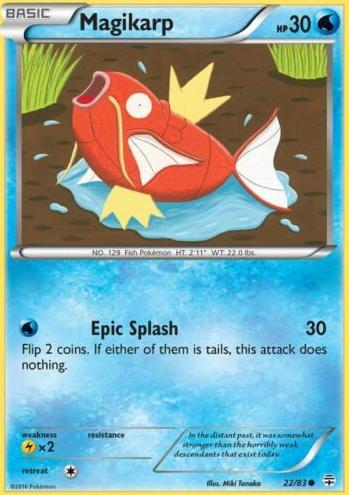 Magikarp 2016 Pokemon XY Generations