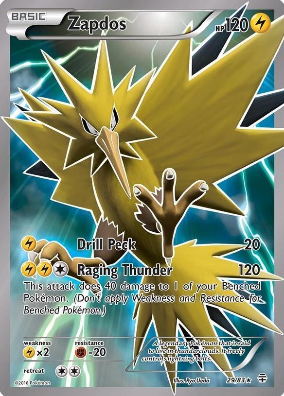 Zapdos 2016 Pokemon XY Generations