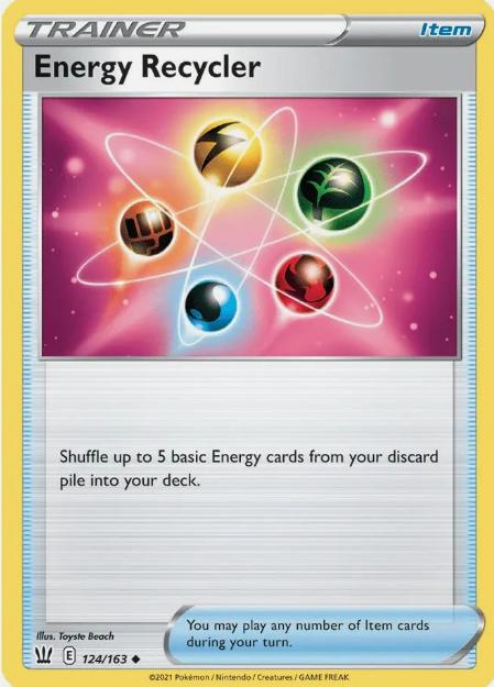 Energy Recycler 2021 Pokemon Battle Styles