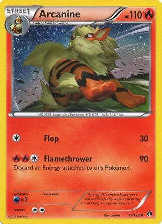 Arcanine 2016 Pokemon XY BREAKpoint