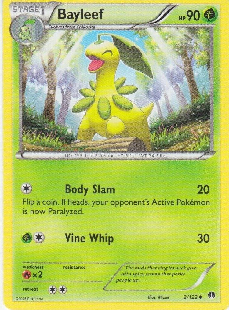 Bayleef 2016 Pokemon XY BREAKpoint