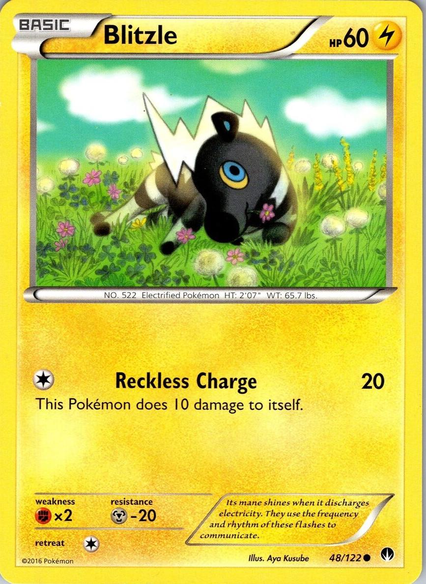 Blitzle 2016 Pokemon XY BREAKpoint