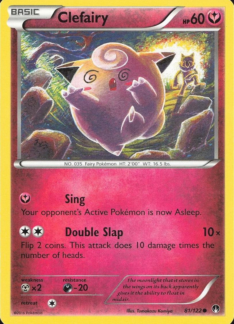 Clefairy 2016 Pokemon XY BREAKpoint