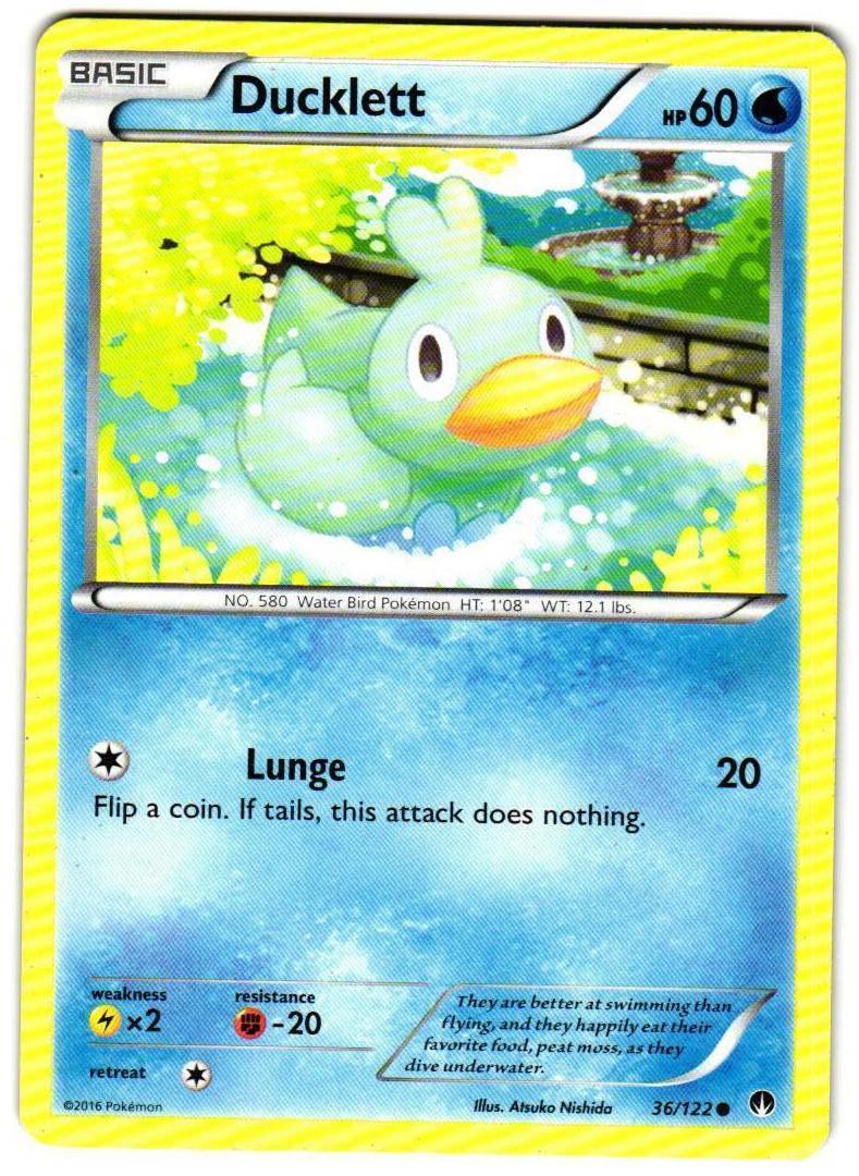 Ducklett 2016 Pokemon XY BREAKpoint