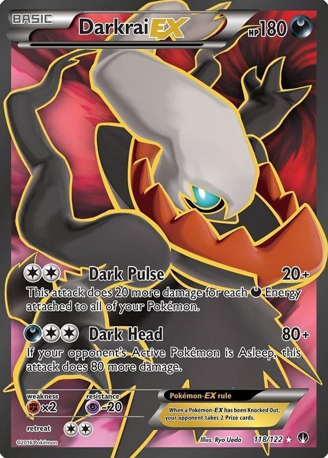 2016 Pokemon 118 Holo #118 Darkrai front