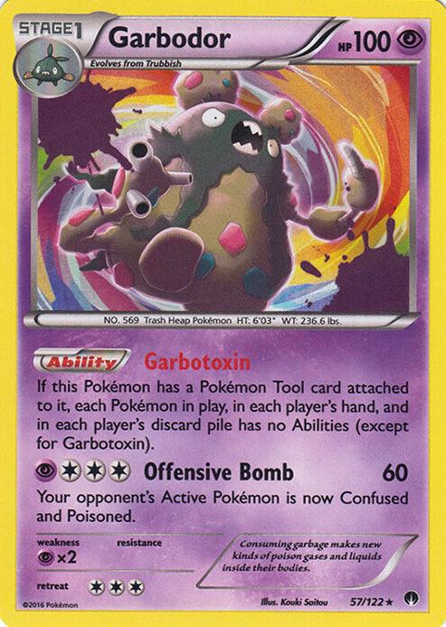Garbodor 2016 Pokemon XY BREAKpoint