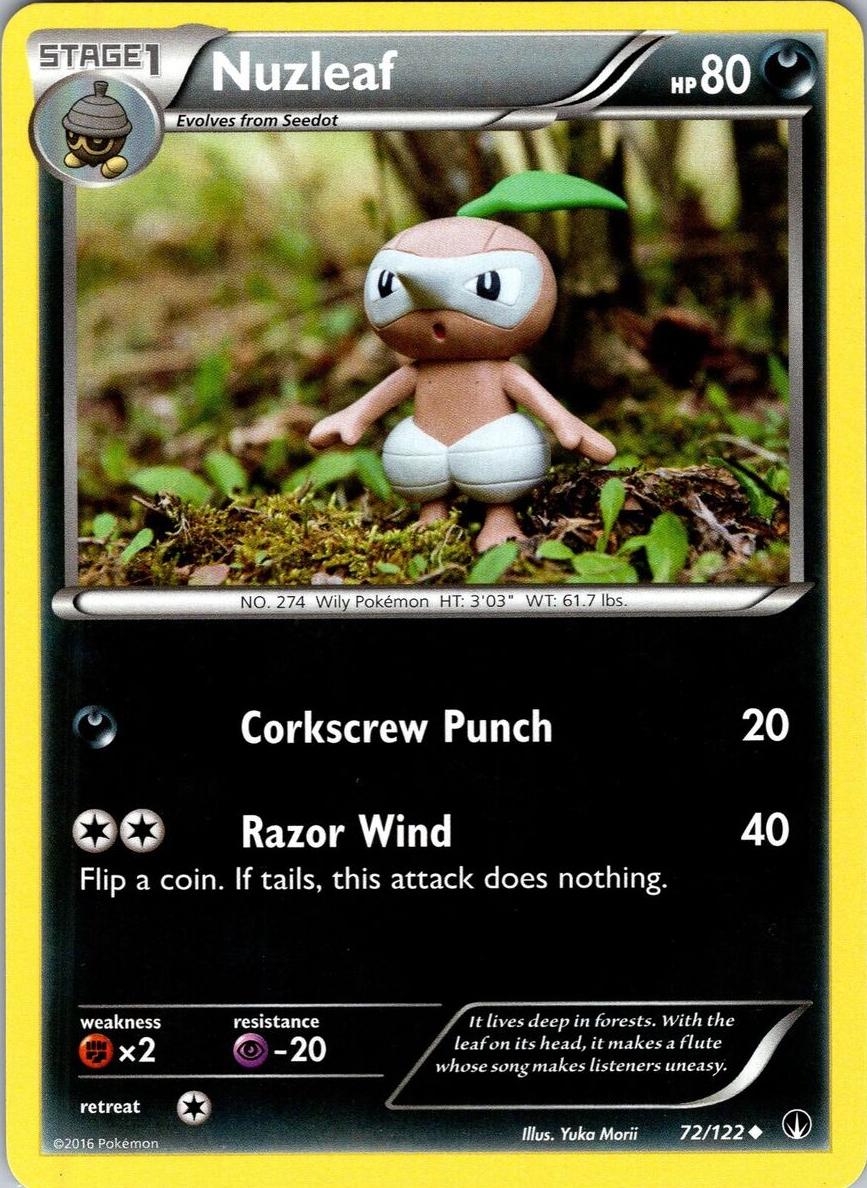 Nuzleaf 2016 Pokemon XY BREAKpoint