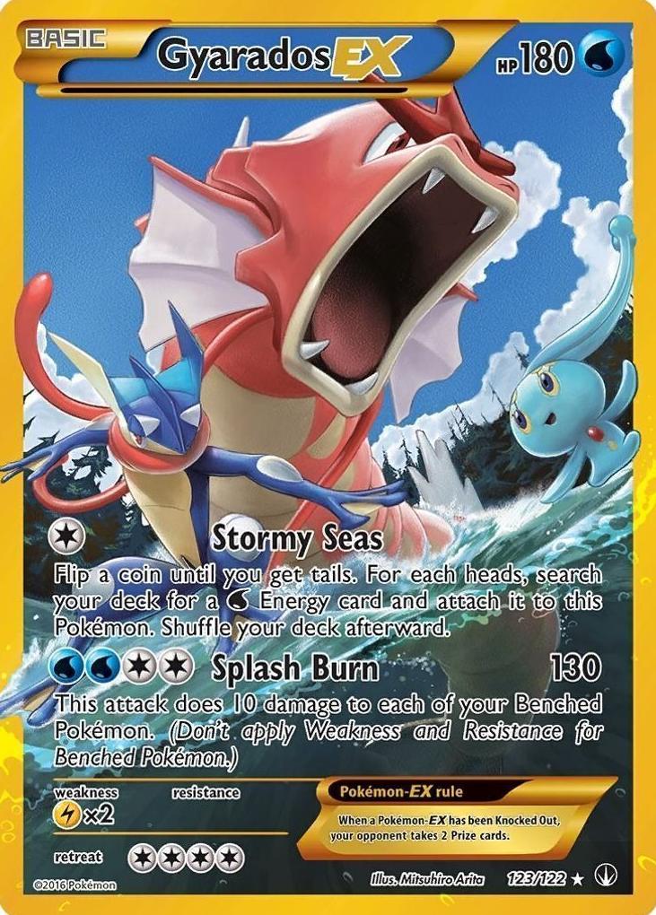 2016 Pokemon Breakpoint-Secret BREAKPOINT-SECRET #123 Gyarados front