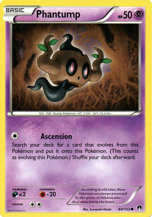 Phantump 2016 Pokemon XY BREAKpoint