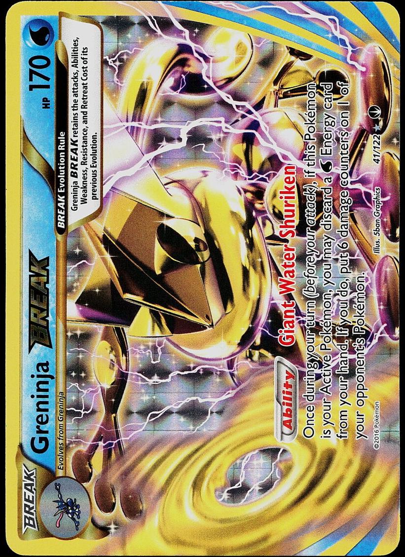 Greninja BREAK 2016 Pokemon XY BREAKpoint