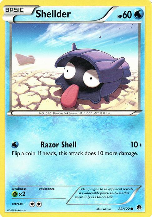Shellder 2016 Pokemon XY BREAKpoint