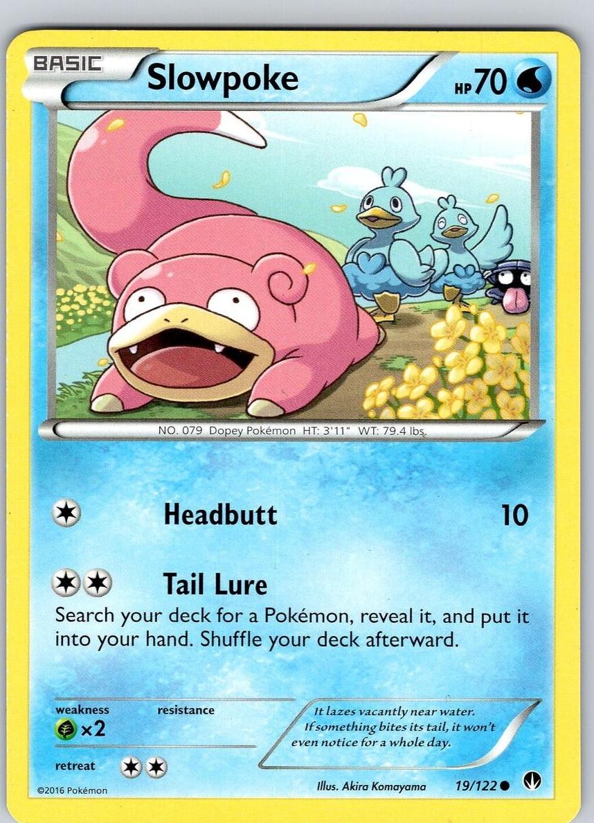 Slowpoke 2016 Pokemon XY BREAKpoint
