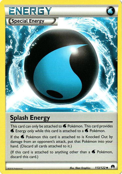 Splash Energy 2016 Pokemon XY BREAKpoint