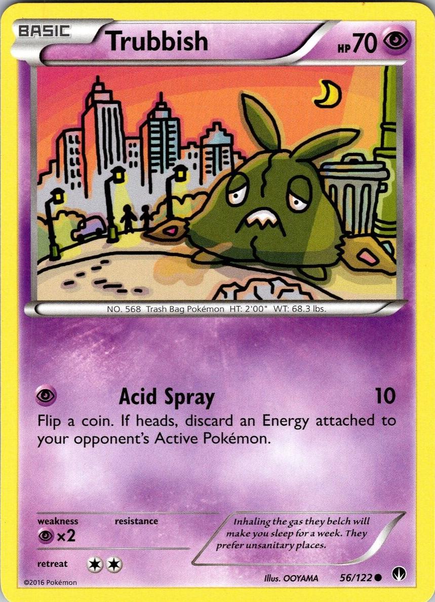 Trubbish 2016 Pokemon XY BREAKpoint