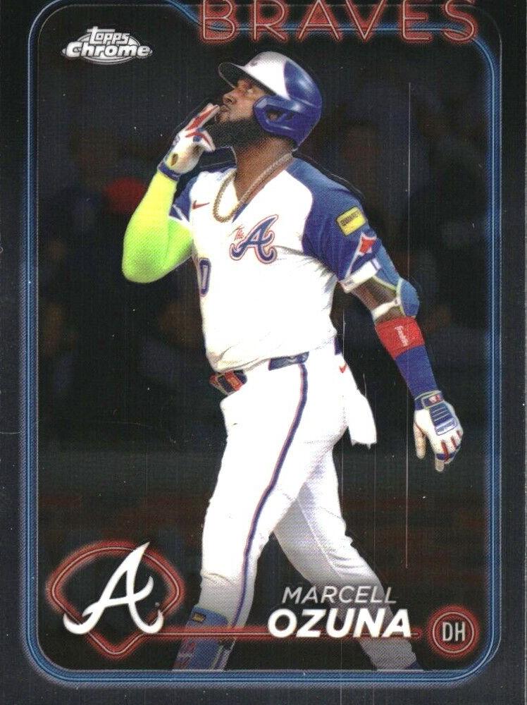 Marcell Ozuna 2024 Chrome Update card