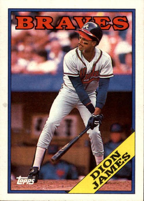 1988 Topps Dion James #408 card