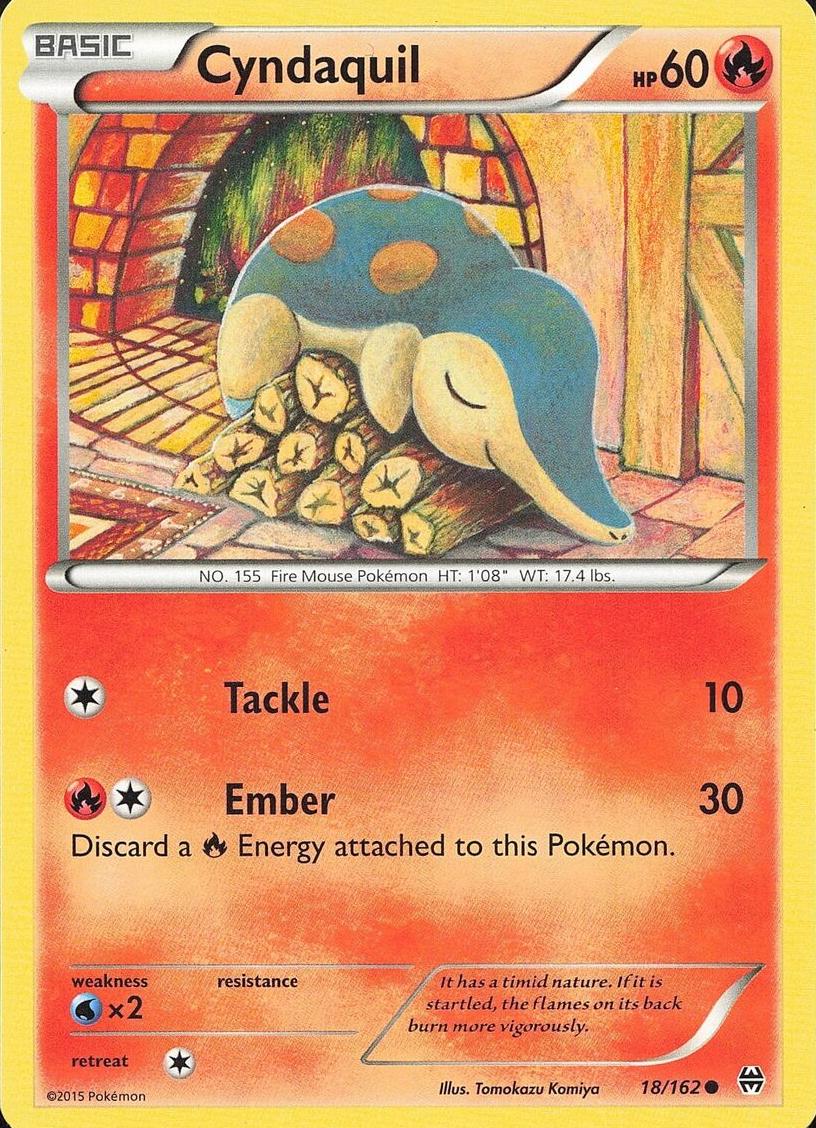 Cyndaquil 2015 Pokemon XY BREAKthrough