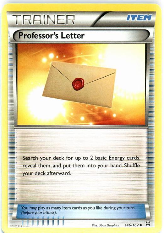 Professor's Letter 2015 Pokemon XY BREAKthrough