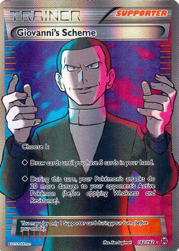Giovanni's Scheme 2015 Pokemon XY BREAKthrough
