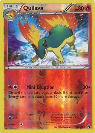 Quilava 2015 Pokemon XY BREAKthrough