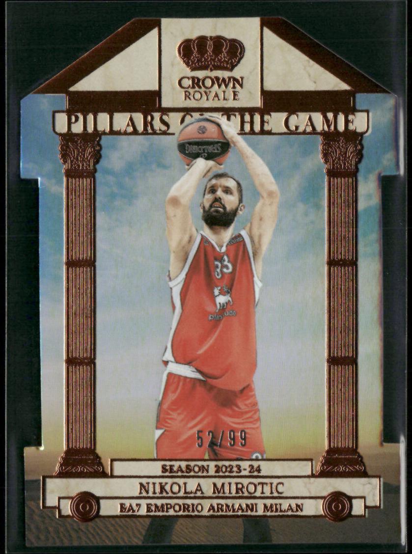 2023 Panini Crown Royale Turkish Airlines EuroLeague Nikola Mirotic #24 card