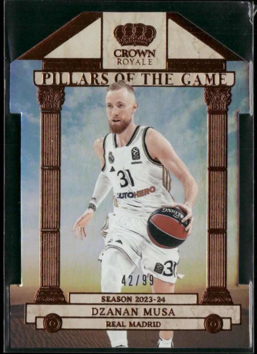 2023 Panini Crown Royale Turkish Airlines EuroLeague Dzanan Musa #2 card