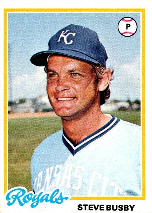 1978 Topps Steve Busby #336 card