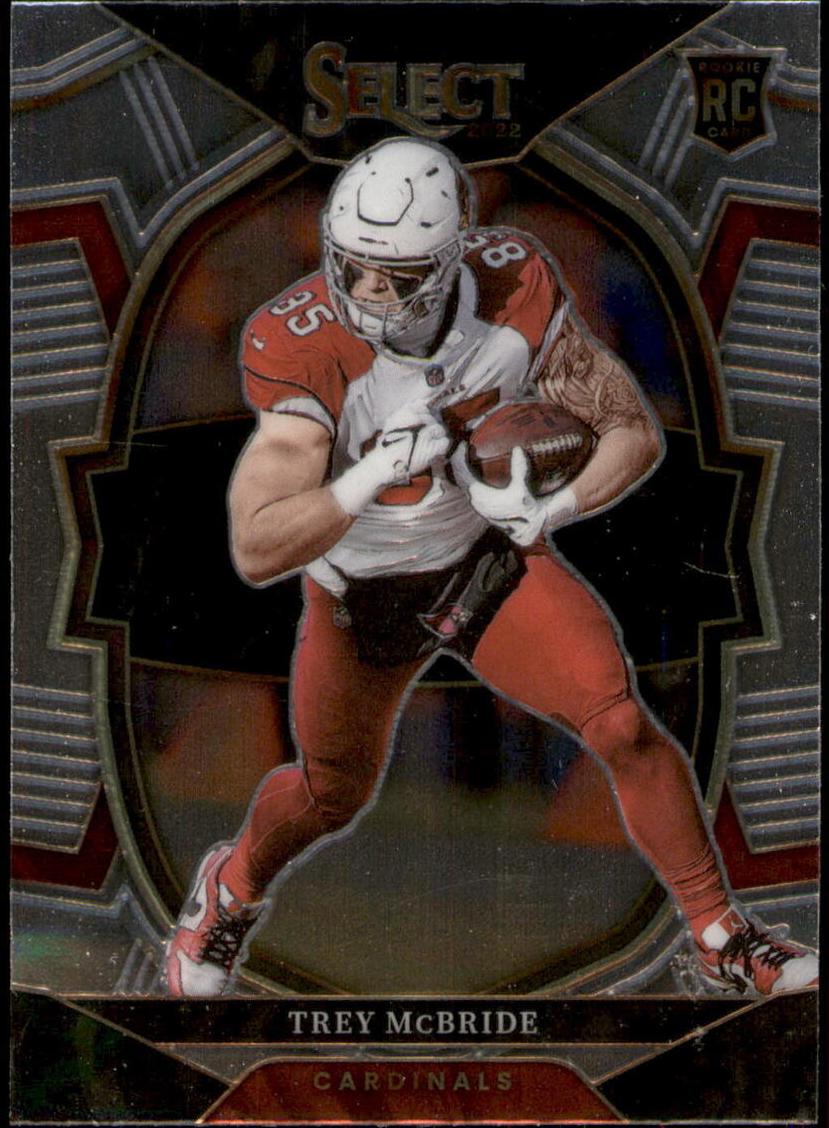 2022 Panini Select Trey McBride [Green Yellow Die Cut] #11 card