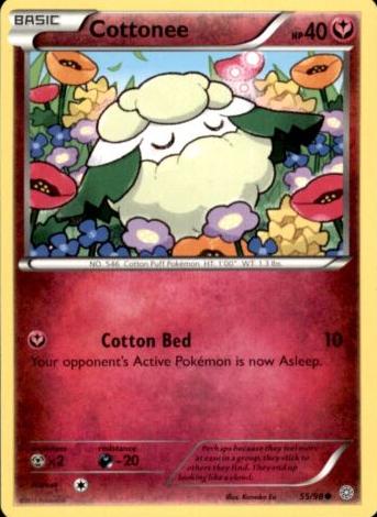 Cottonee 2015 Pokemon XY Ancient Origins