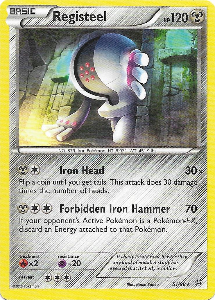 Registeel 2015 Pokemon XY Ancient Origins