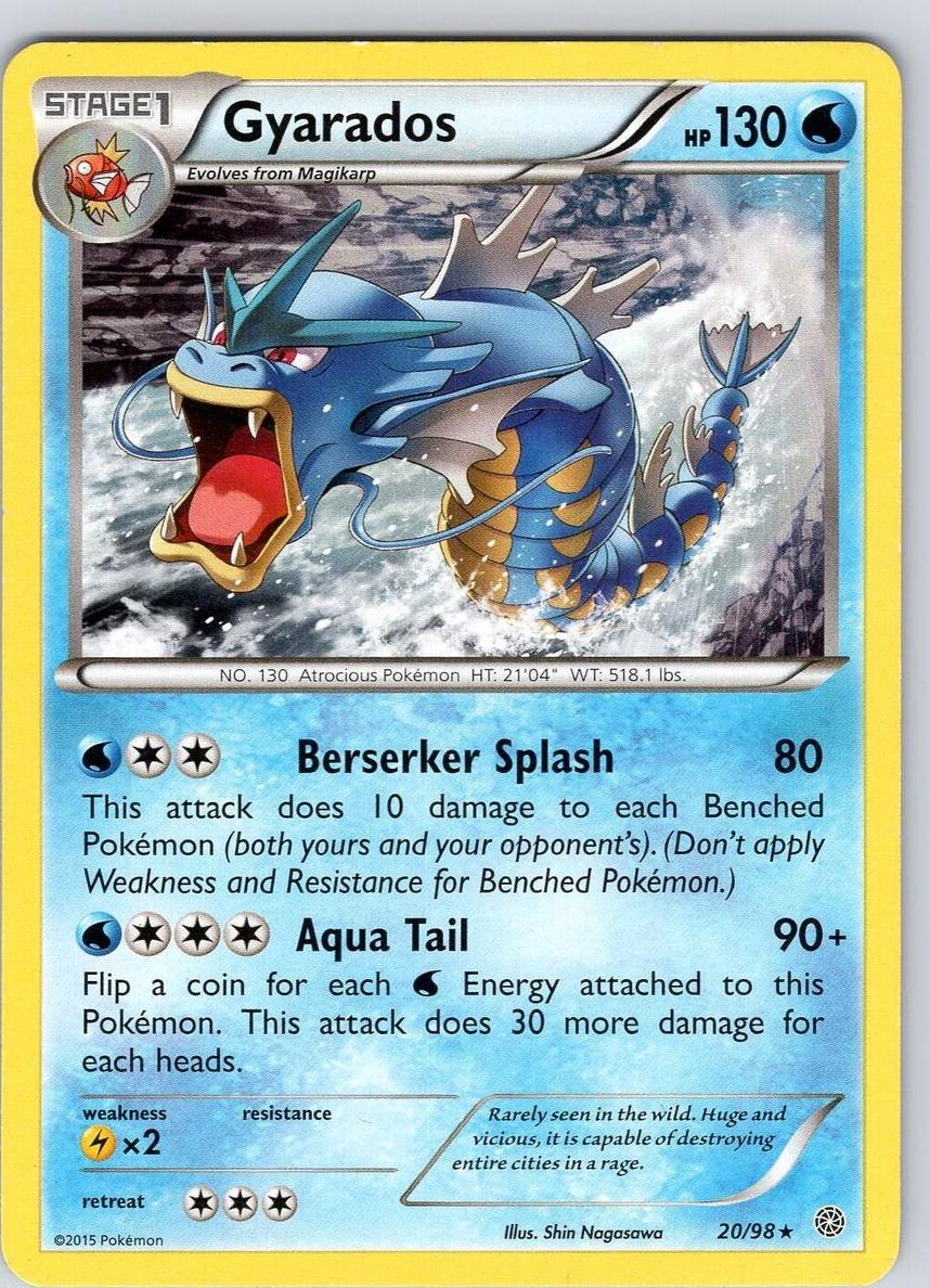 Gyarados 2015 Pokemon XY Ancient Origins