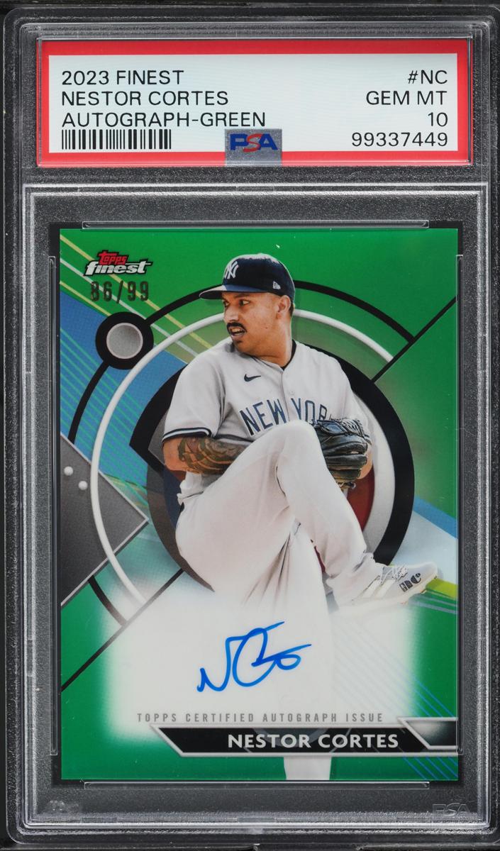 2023 Topps Finest Baseball Green Nestor Cortes #FA-NC