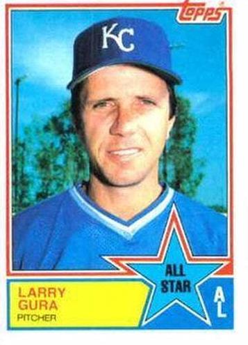 1983 Topps Larry Gura #395 card