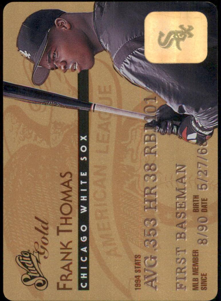1995 Studio Frank Thomas [Gold] #1 card