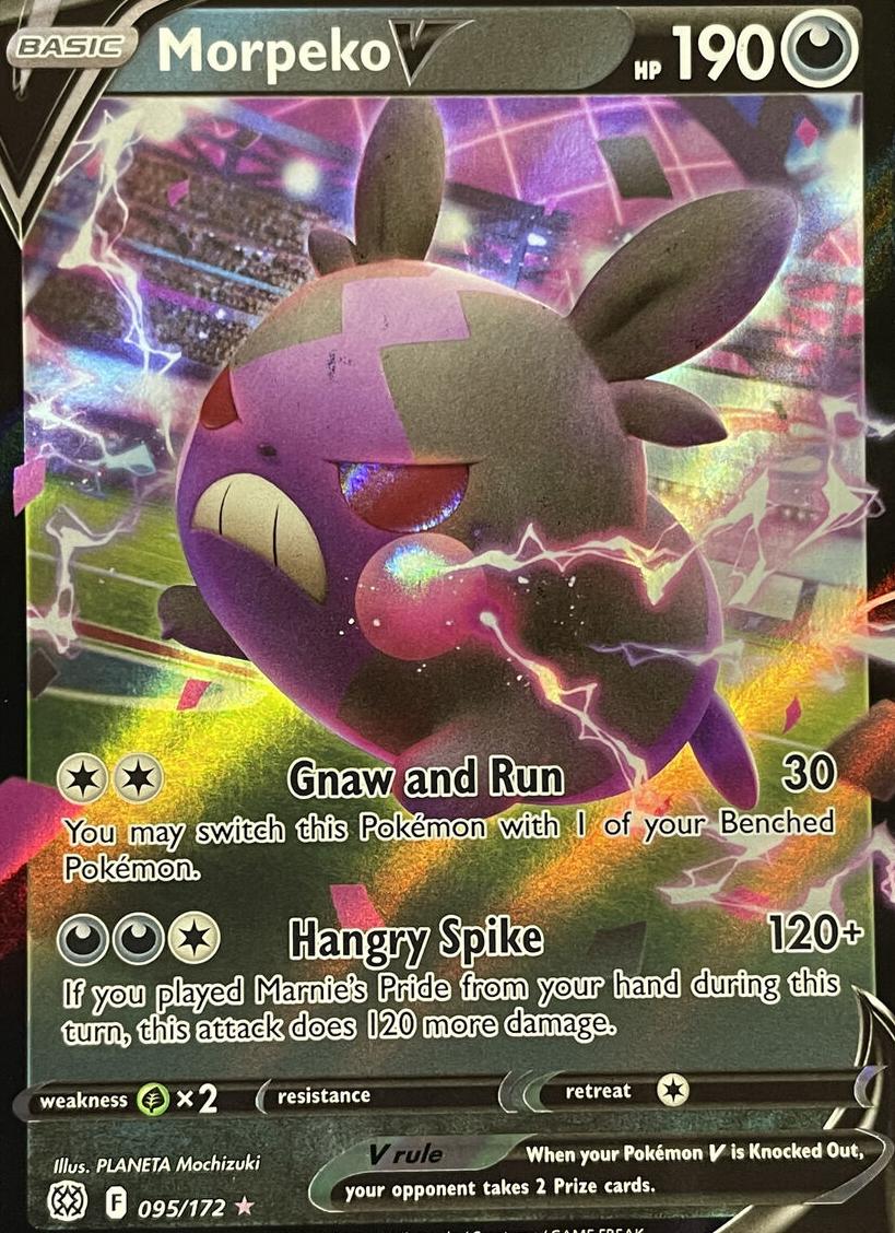 Morpeko V 2022 Pokemon Brilliant Stars