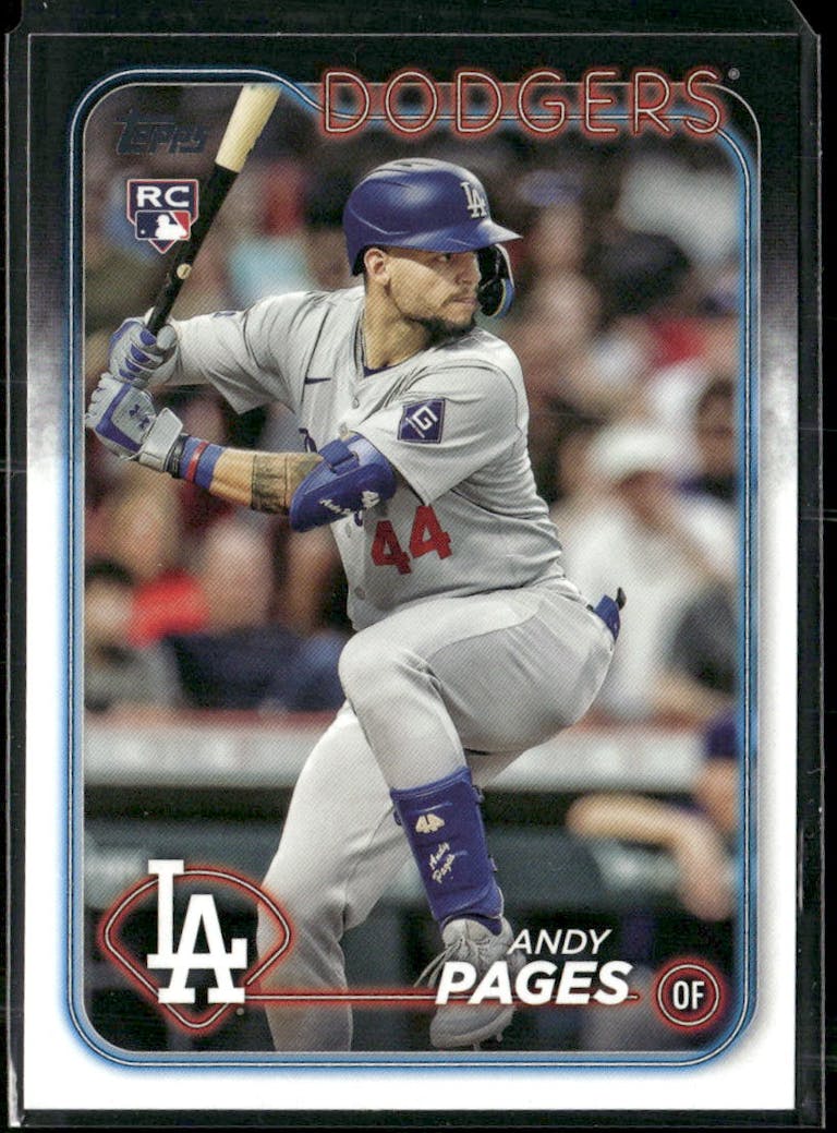 Andy Pages 2024 Topps Update Baseball card