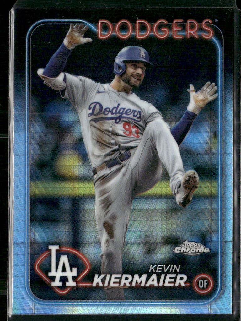2024 Topps Chrome Update Baseball Prism Refractor Kevin Kiermaier #USC191