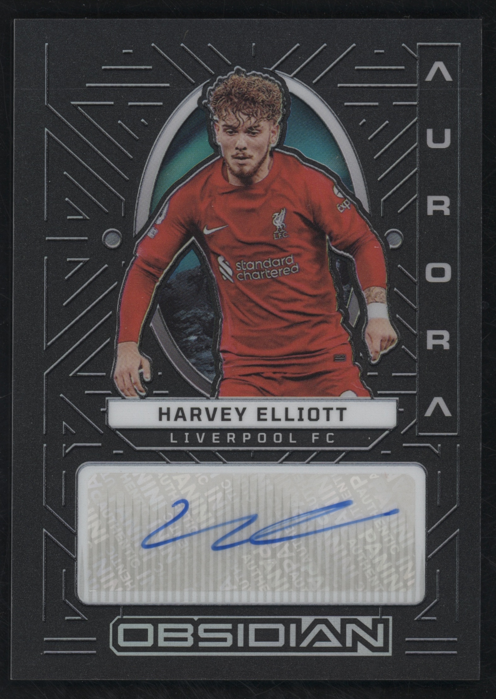 2022 Panini Obsidian Harvey Elliott #AA-HE card