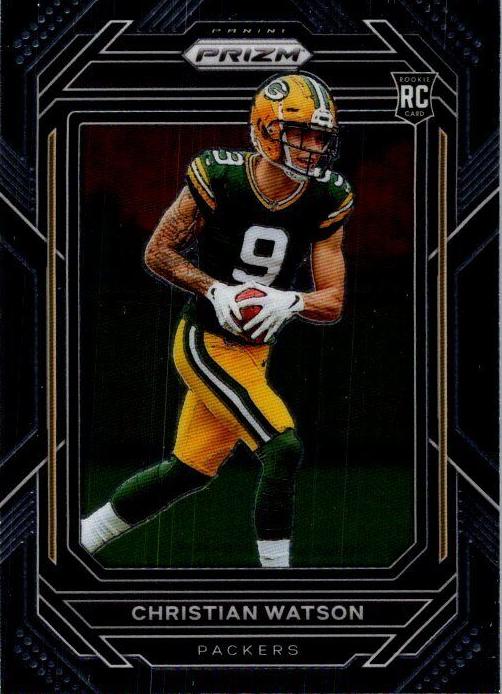 Christian Watson 2022 Prizm Football card