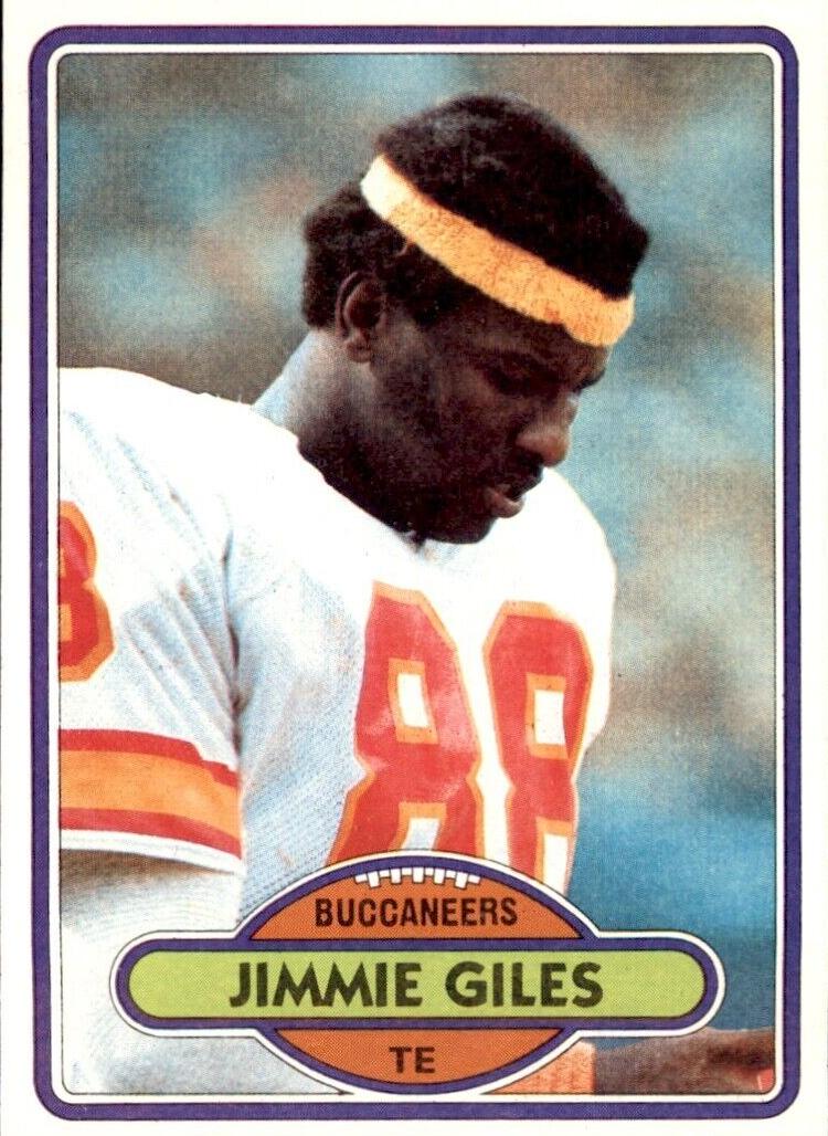Jimmie Giles 1980 Topps Football