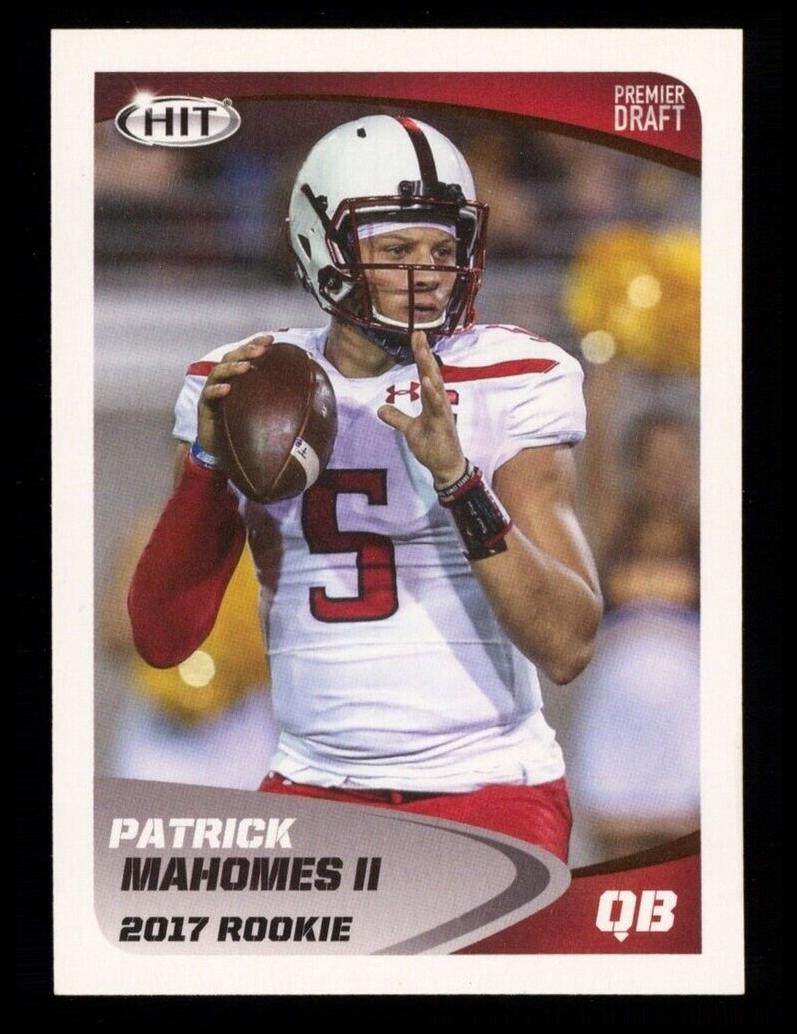 2017 Panini Contenders Draft Picks Passing Grades Patrick Mahomes II #5 card