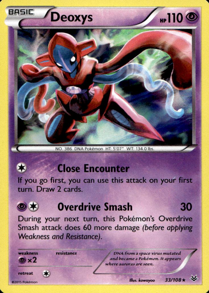 Deoxys 2015 Pokemon XY Roaring Skies