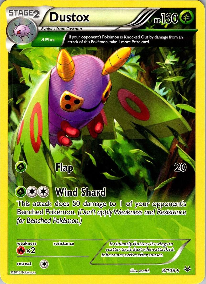 Dustox 2015 Pokemon XY Roaring Skies