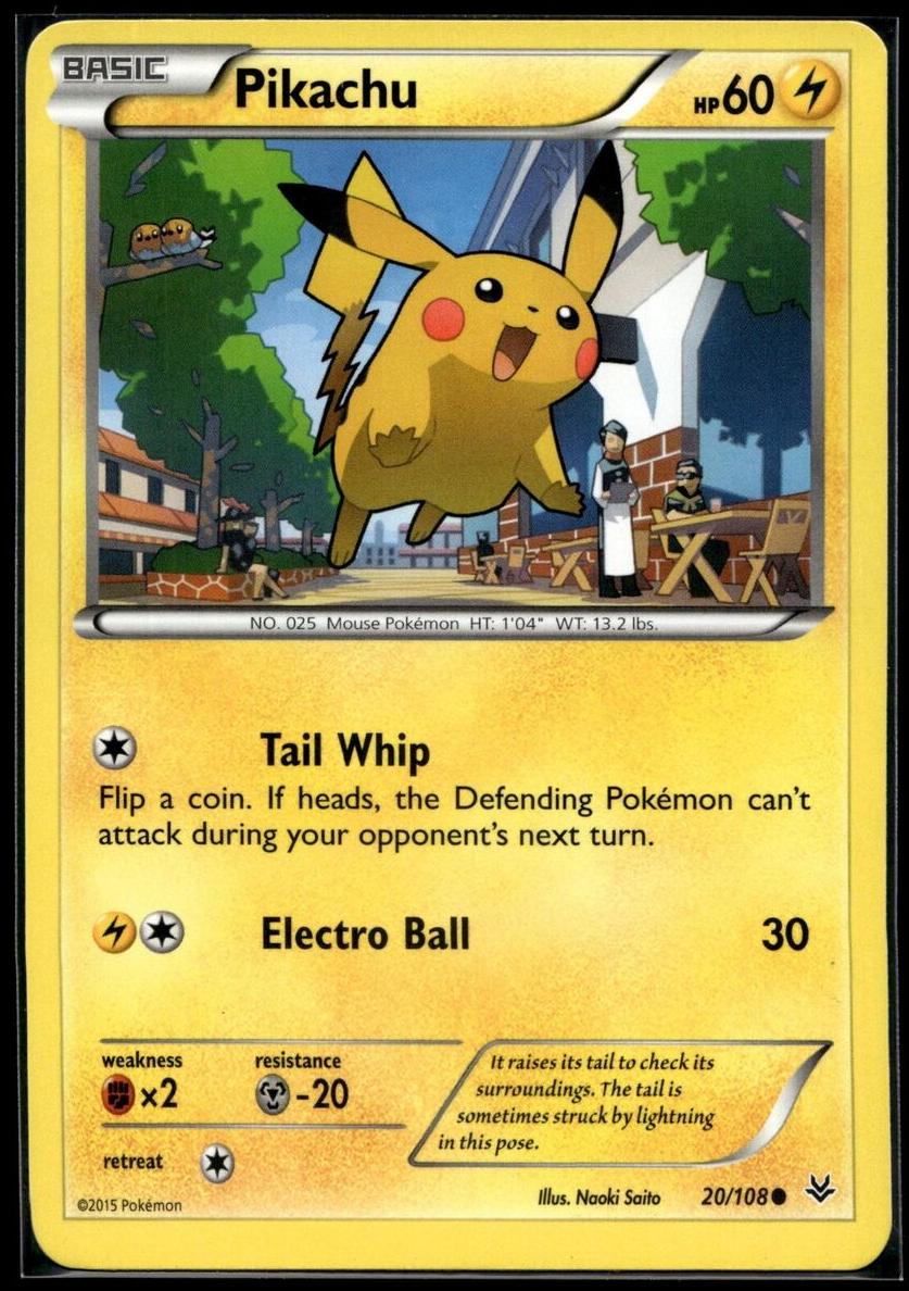 Pikachu 2015 Pokemon XY Roaring Skies