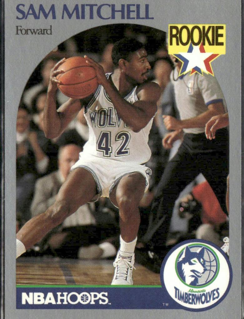 1990 Hoops Sam Mitchell #188 card