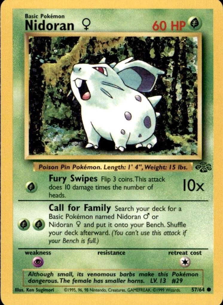 Nidoran 1999 Pokemon Jungle