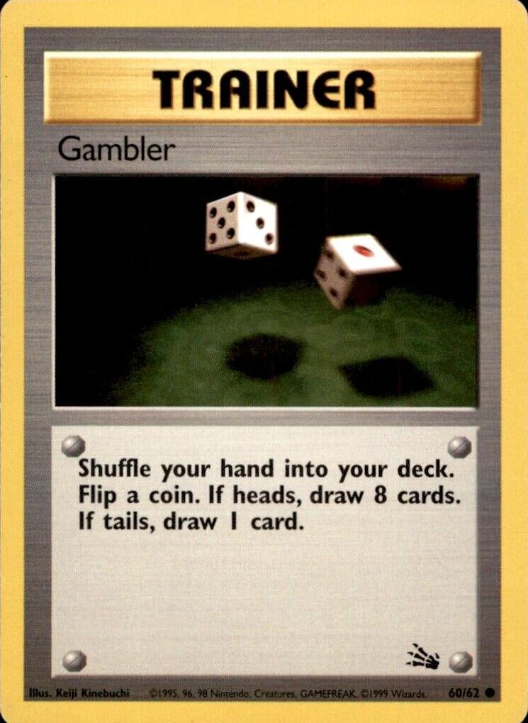 Gambler 1999 Pokemon Fossil