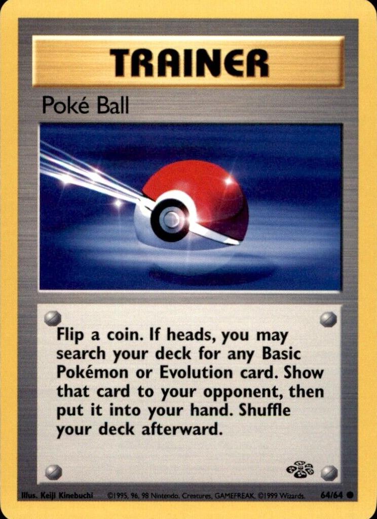 Poke Ball 1999 Pokemon Jungle